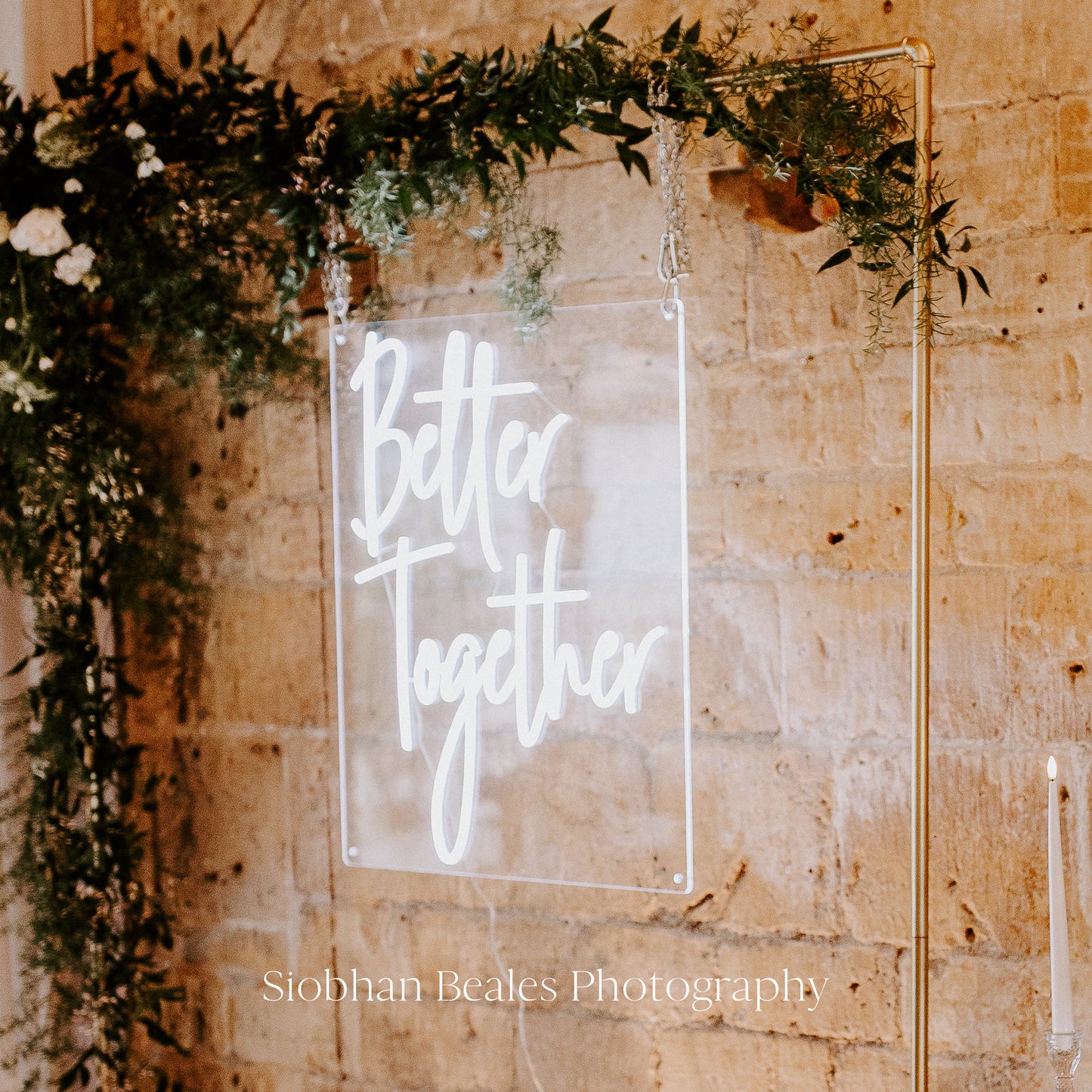 Floral Back Drops & Neon Signs